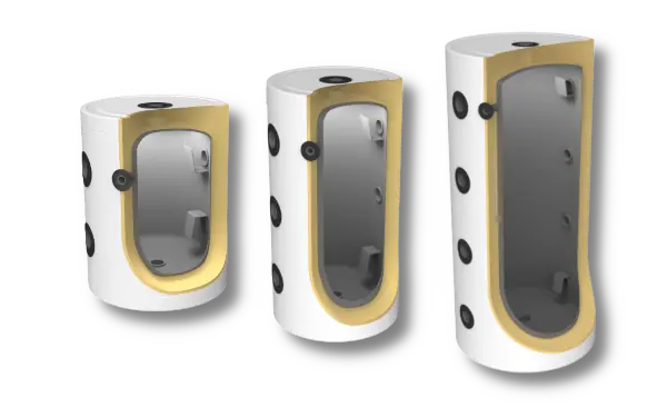 Wärmepumpenspeicher Pufferspeicher Serie WPS - Warmwasserspeicher